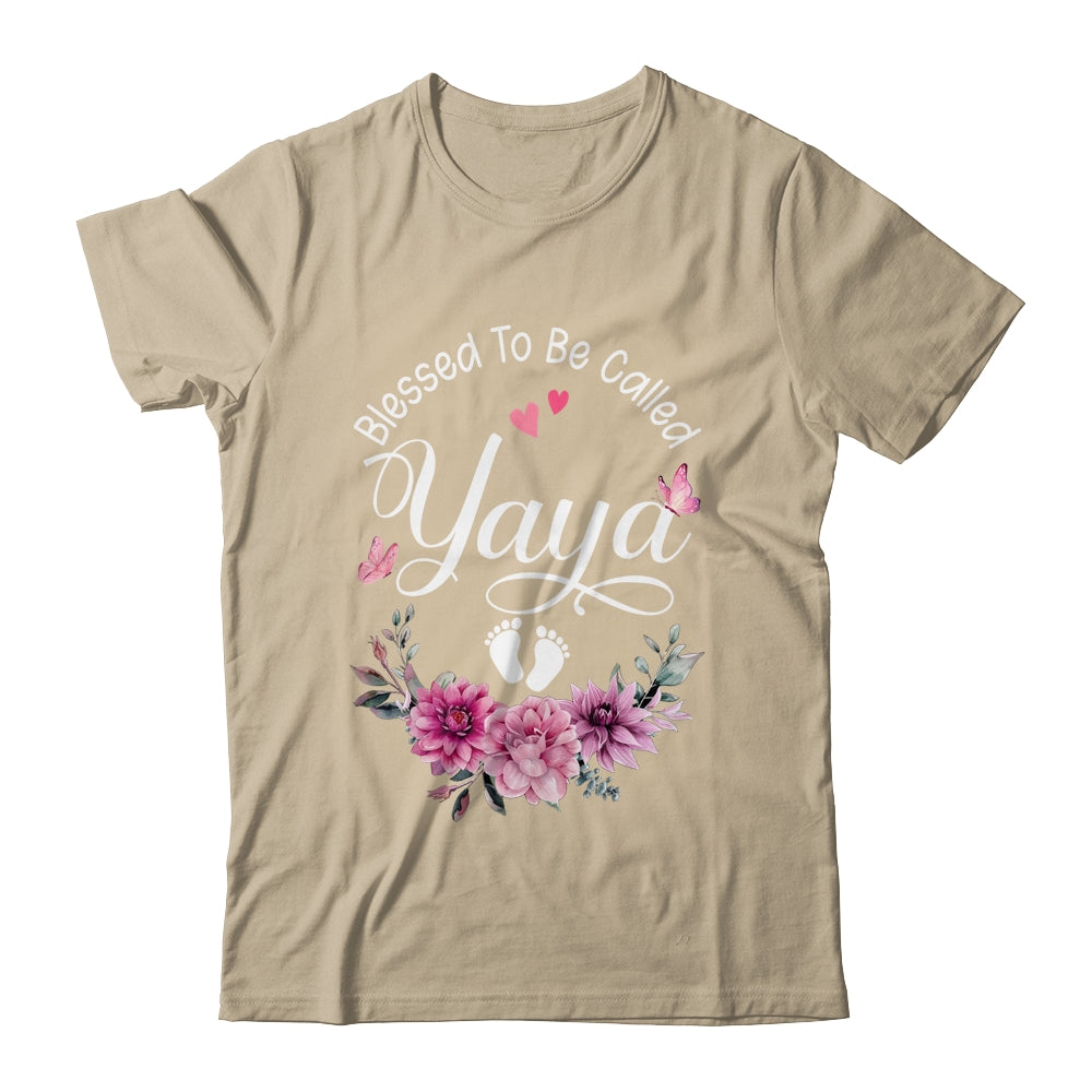 Blessed To Be Called Yaya Women Floral Decor Yaya Shirt & Tank Top | siriusteestore