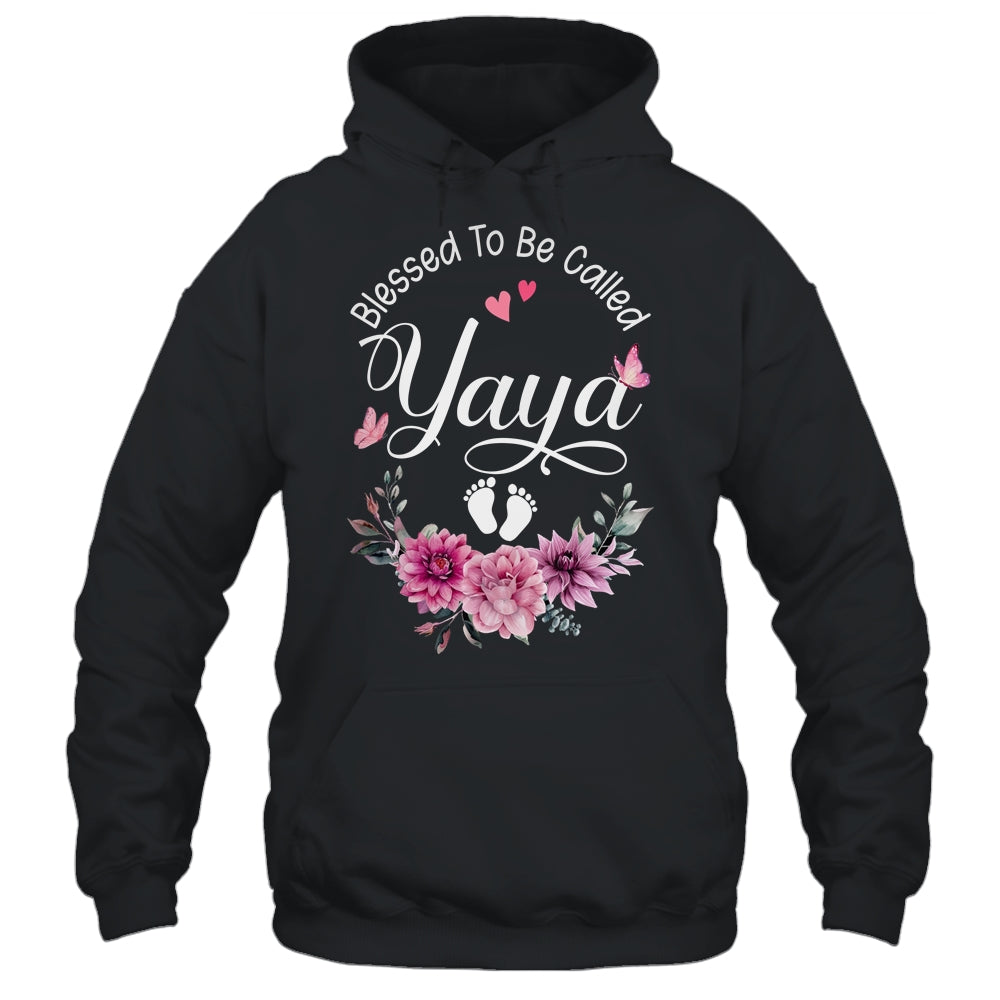 Blessed To Be Called Yaya Women Floral Decor Yaya Shirt & Tank Top | siriusteestore