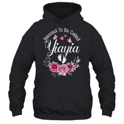 Blessed To Be Called Yiayia Women Floral Decor Yiayia Shirt & Tank Top | siriusteestore