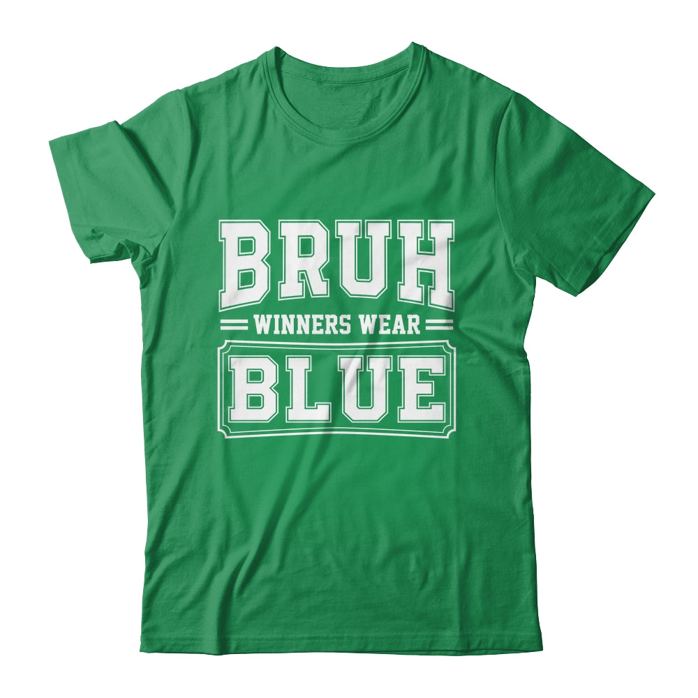 Blue Field Day Team Spirit Bruh Winners Wear Blue Shirt & Hoodie | siriusteestore