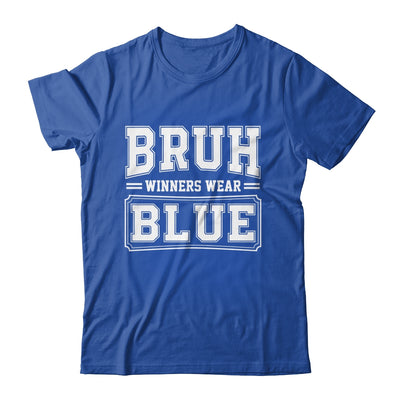 Blue Field Day Team Spirit Bruh Winners Wear Blue Shirt & Hoodie | siriusteestore