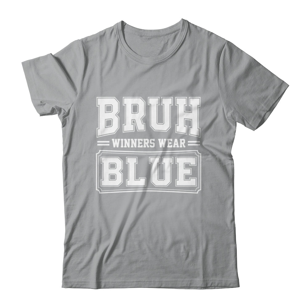 Blue Field Day Team Spirit Bruh Winners Wear Blue Shirt & Hoodie | siriusteestore
