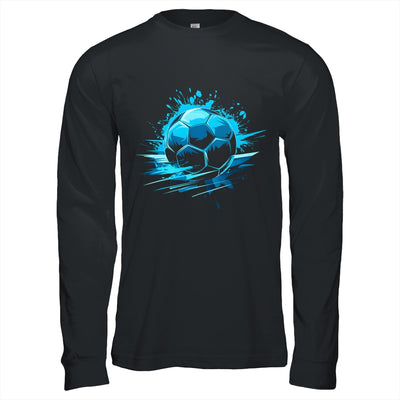Blue Soccer Player Sport For Boys Mens Ball Soccer Girls Kids Shirt & Hoodie | siriusteestore