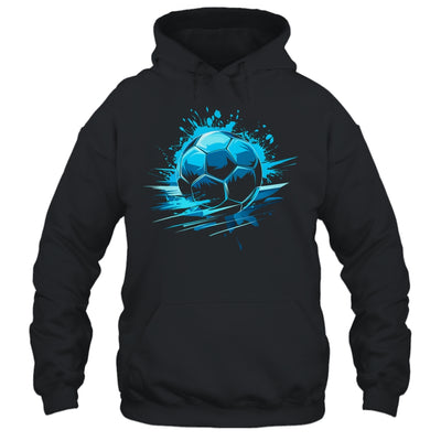 Blue Soccer Player Sport For Boys Mens Ball Soccer Girls Kids Shirt & Hoodie | siriusteestore