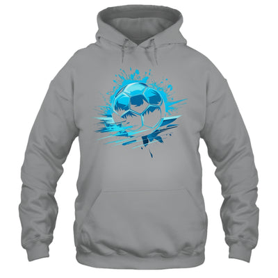 Blue Soccer Player Sport For Boys Mens Ball Soccer Girls Kids Shirt & Hoodie | siriusteestore