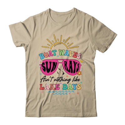 Boat Wave Sun Rays Ain't Nothing Like Lake Days Summer Shirt & Tank Top | siriusteestore