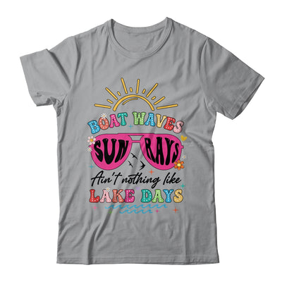 Boat Wave Sun Rays Ain't Nothing Like Lake Days Summer Shirt & Tank Top | siriusteestore