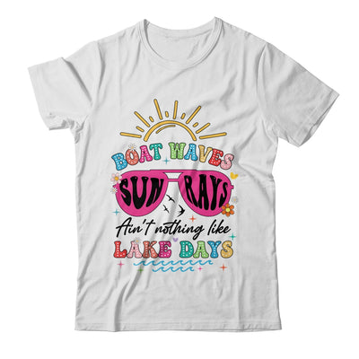 Boat Wave Sun Rays Ain't Nothing Like Lake Days Summer Shirt & Tank Top | siriusteestore