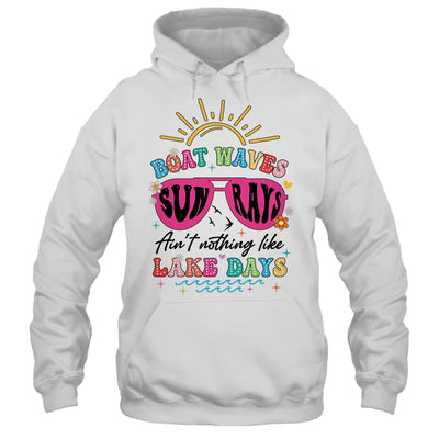 Boat Wave Sun Rays Ain't Nothing Like Lake Days Summer Shirt & Tank Top | siriusteestore