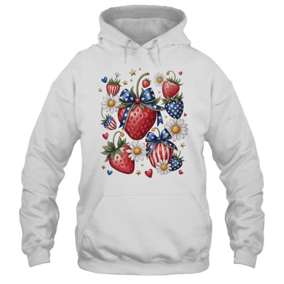 Boho 4th Of July Strawberry Patriotic Independence Day Shirt & Tank Top | siriusteestore