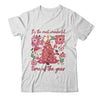 Boho Floral Christmas Tree Pink Christmas Xmas Girls Women Shirt & Sweatshirt | siriusteestore