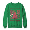 Boho Floral Christmas Tree Pink Christmas Xmas Girls Women Shirt & Sweatshirt | siriusteestore