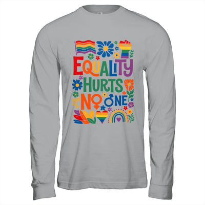 Boho Floral Equality Hurts No One Support LGBTQ Pride Month Shirt & Hoodie | siriusteestore
