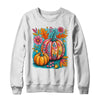 Boho Floral Fall Autumn Vibes Season Pink Pumpkin Girls Shirt & Sweatshirt | siriusteestore