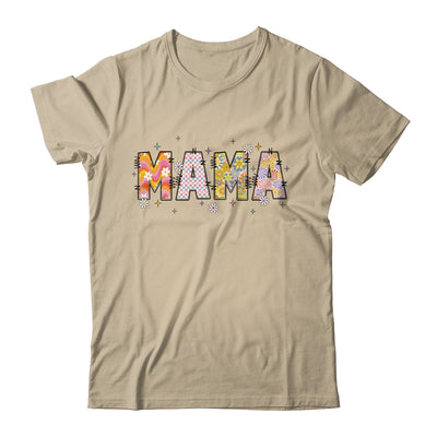 Boho Floral Mama Mothers Day Funny Mom Adjectives Abstract Shirt & Tank Top | siriusteestore
