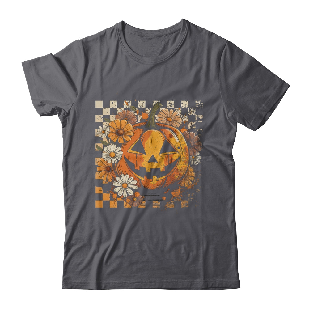 Boho Floral Pumpkin Halloween Thanksgiving Autumn Fall Shirt & Hoodie | siriusteestore