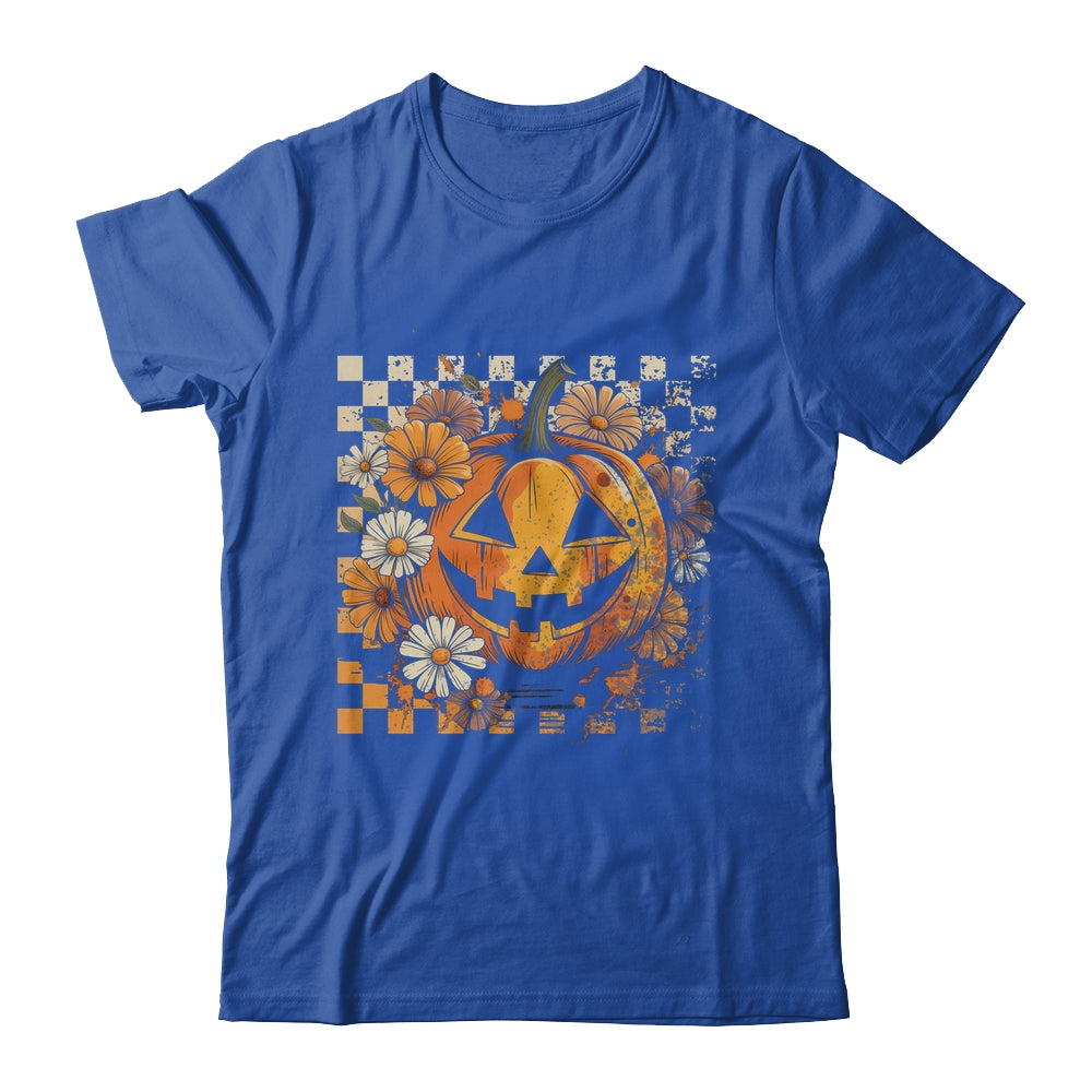 Boho Floral Pumpkin Halloween Thanksgiving Autumn Fall Shirt & Hoodie | siriusteestore