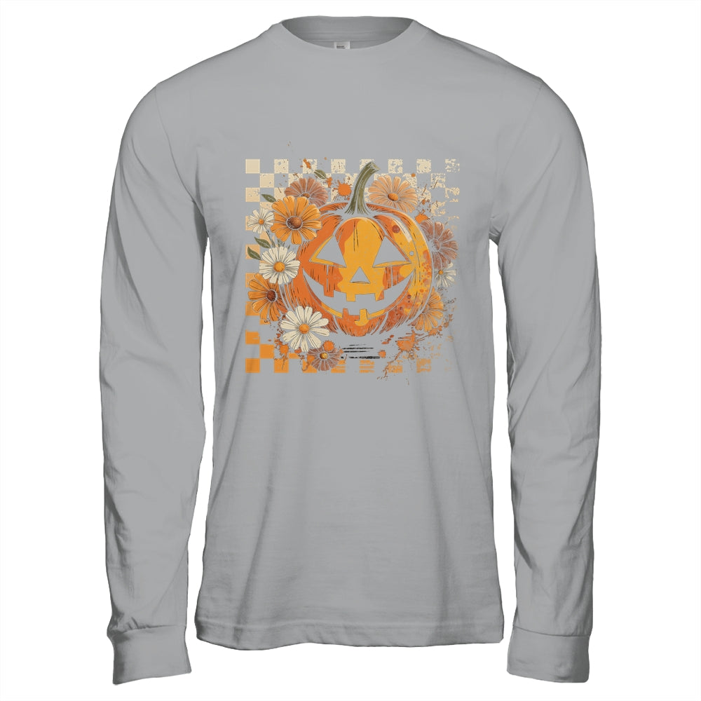 Boho Floral Pumpkin Halloween Thanksgiving Autumn Fall Shirt & Hoodie | siriusteestore