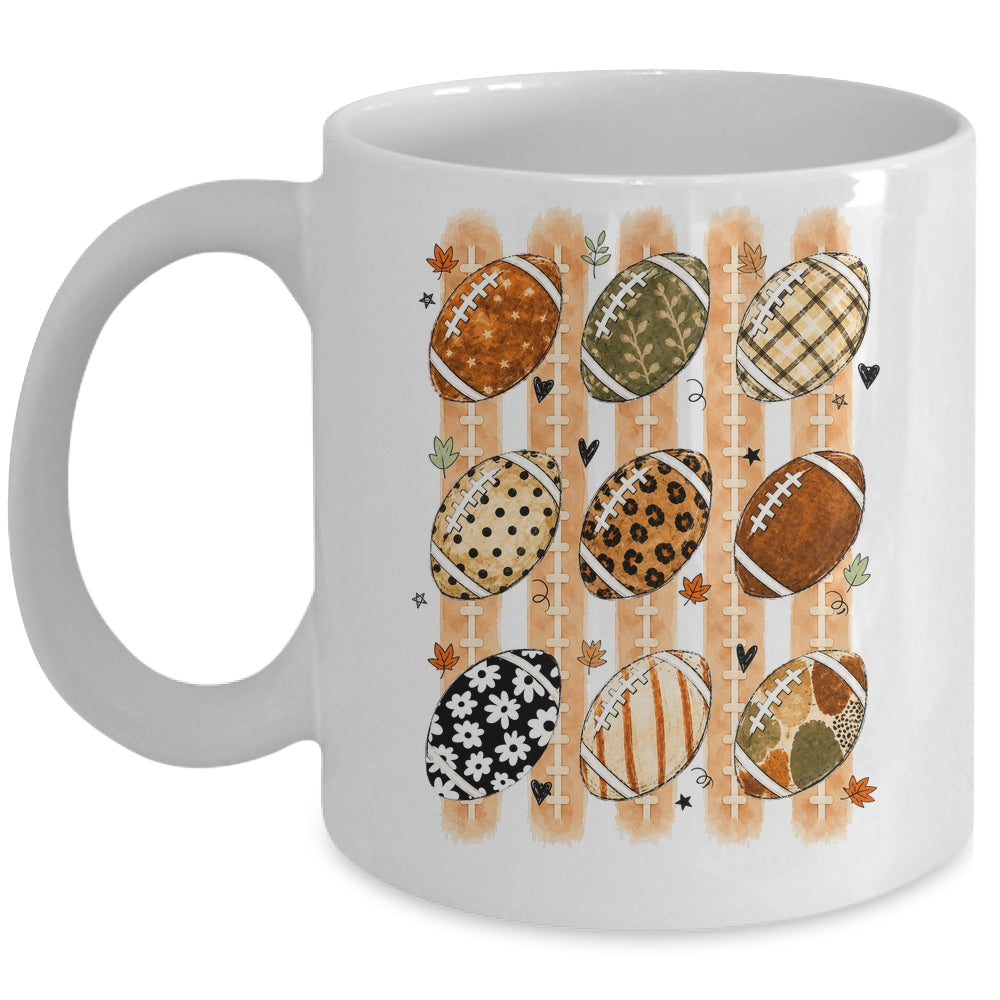 Boho Football Fall Preppy Pumpkin Cute Coquette Autumn Women Mug | siriusteestore
