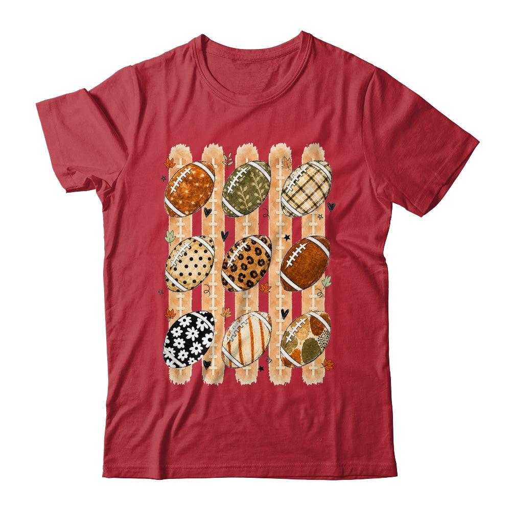 Boho Football Fall Preppy Pumpkin Cute Coquette Autumn Women Shirt & Sweatshirt | siriusteestore