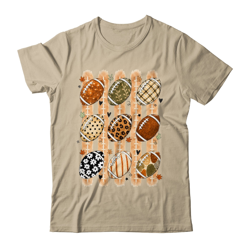 Boho Football Fall Preppy Pumpkin Cute Coquette Autumn Women Shirt & Sweatshirt | siriusteestore
