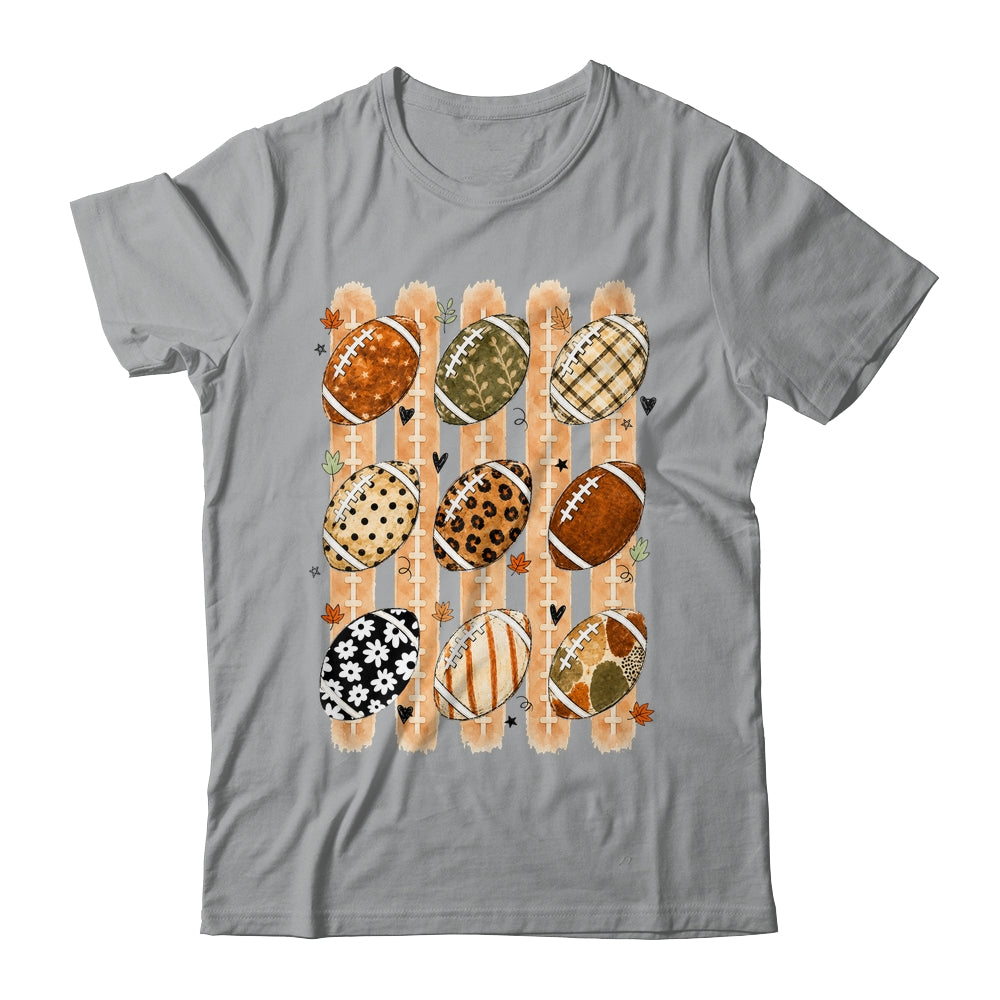 Boho Football Fall Preppy Pumpkin Cute Coquette Autumn Women Shirt & Sweatshirt | siriusteestore