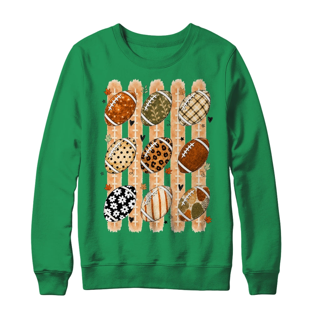 Boho Football Fall Preppy Pumpkin Cute Coquette Autumn Women Shirt & Sweatshirt | siriusteestore