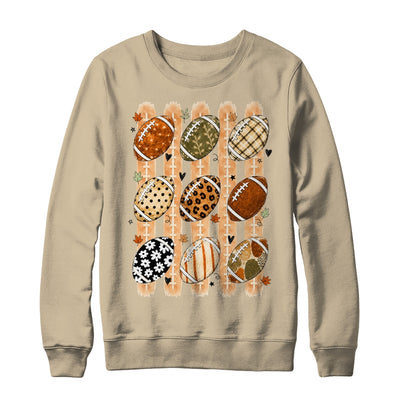 Boho Football Fall Preppy Pumpkin Cute Coquette Autumn Women Shirt & Sweatshirt | siriusteestore
