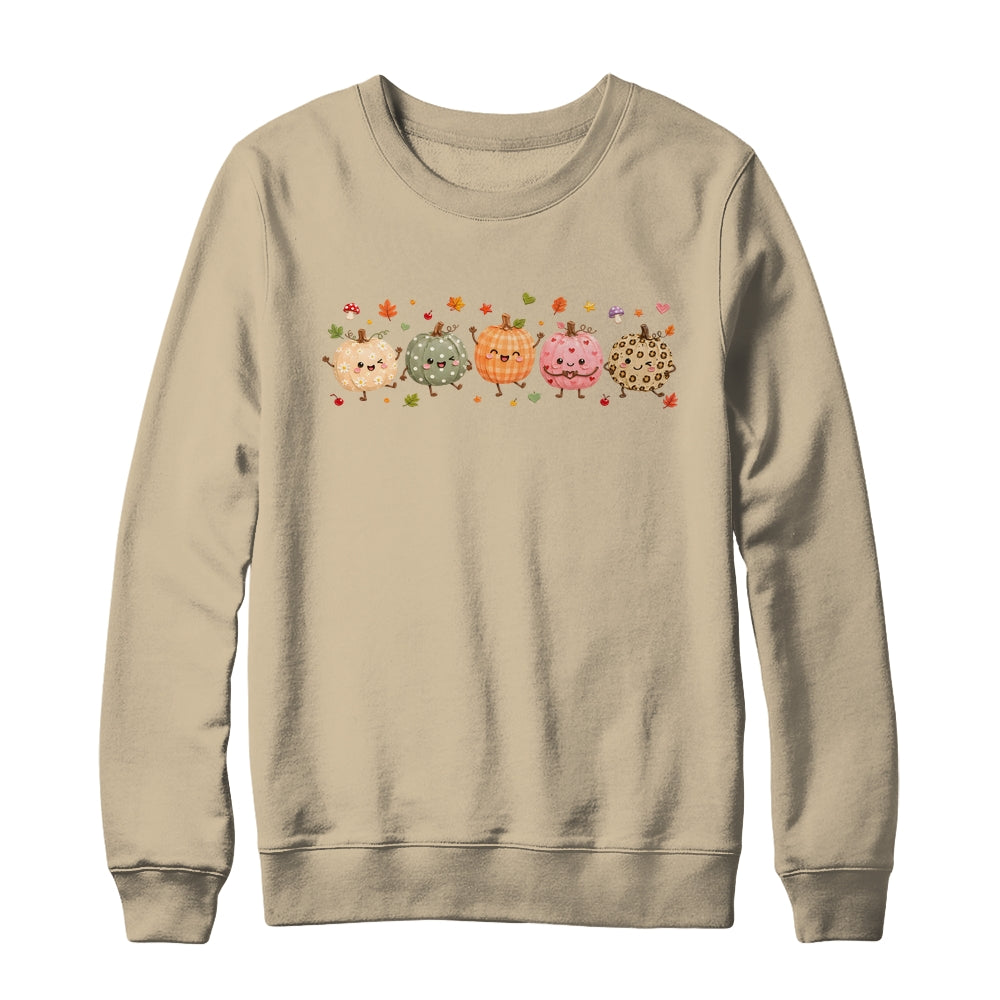 Boho Pumpkin Doodle Cute Pumpkin Autumn Fall Halloween Shirt & Sweatshirt | siriusteestore
