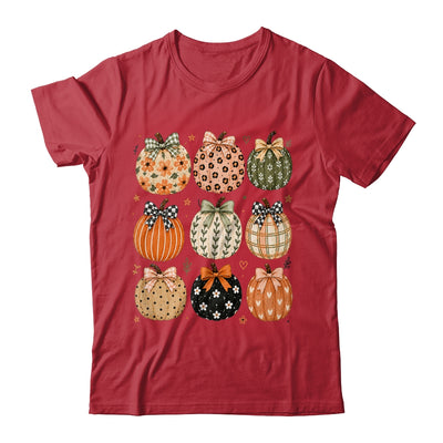 Boho Pumpkin Preppy Fall Cute Coquette Autumn Thanksgiving Shirt & Sweatshirt | siriusteestore