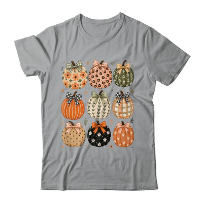 Boho Pumpkin Preppy Fall Cute Coquette Autumn Thanksgiving Shirt & Sweatshirt | siriusteestore