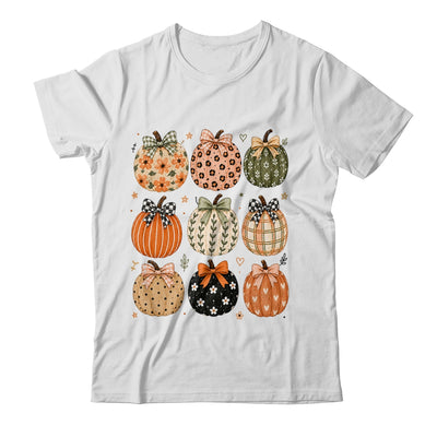Boho Pumpkin Preppy Fall Cute Coquette Autumn Thanksgiving Shirt & Sweatshirt | siriusteestore