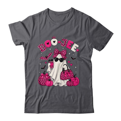 Boo-Jee Cute Ghost Halloween Leopard Bow Spooky Season Shirt & Sweatshirt | siriusteestore
