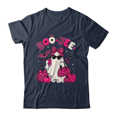 Boo-Jee Cute Ghost Halloween Leopard Bow Spooky Season Shirt & Sweatshirt | siriusteestore