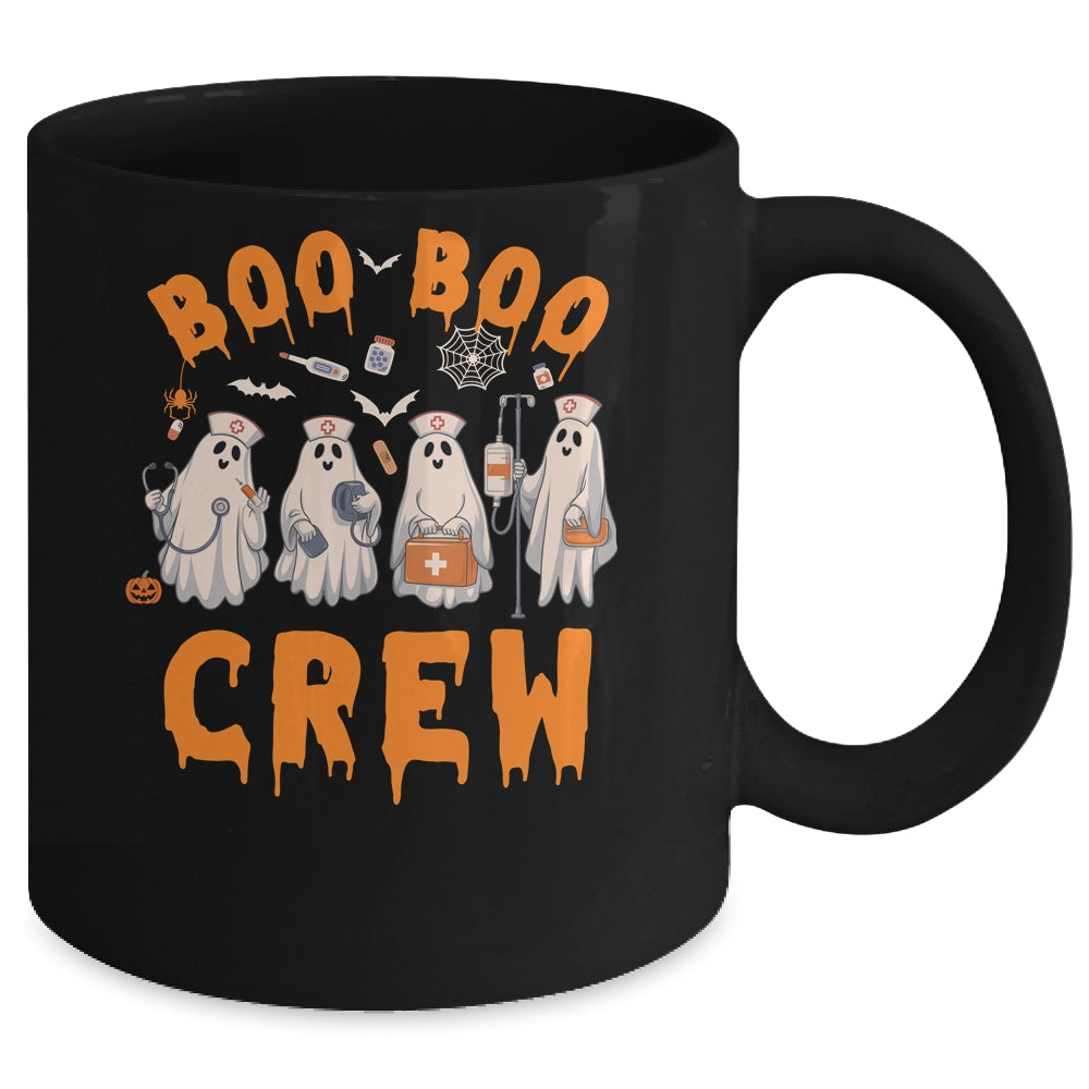 Boo Boo Crew Nurse Ghost Funny Halloween Costume Matching Mug | siriusteestore