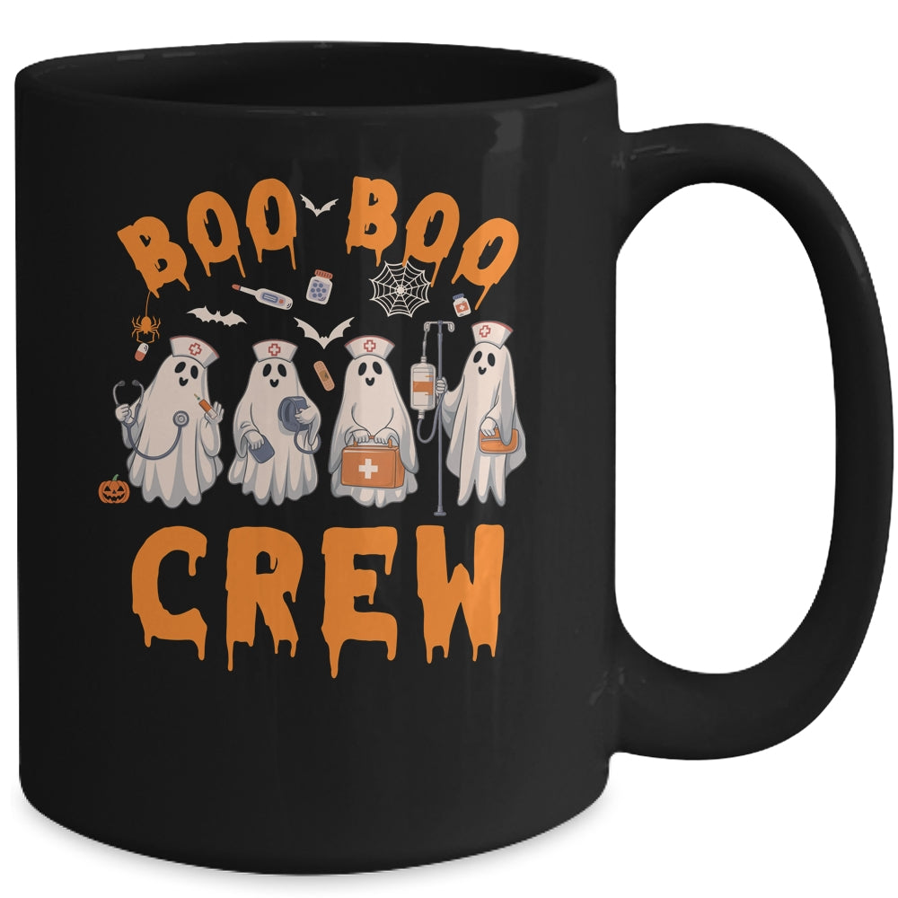 Boo Boo Crew Nurse Ghost Funny Halloween Costume Matching Mug | siriusteestore