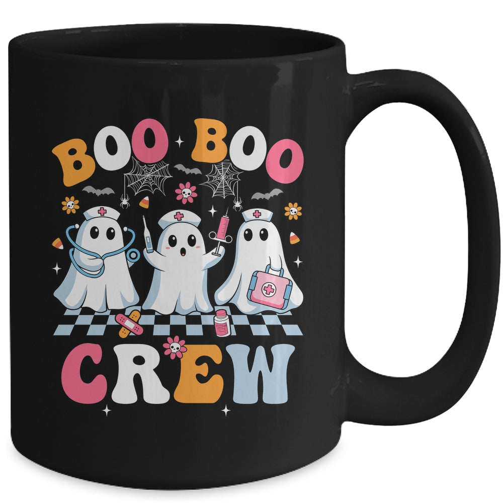 Boo Boo Crew Spooky Nurse Ghost Nursing Halloween Nurse Mug | siriusteestore