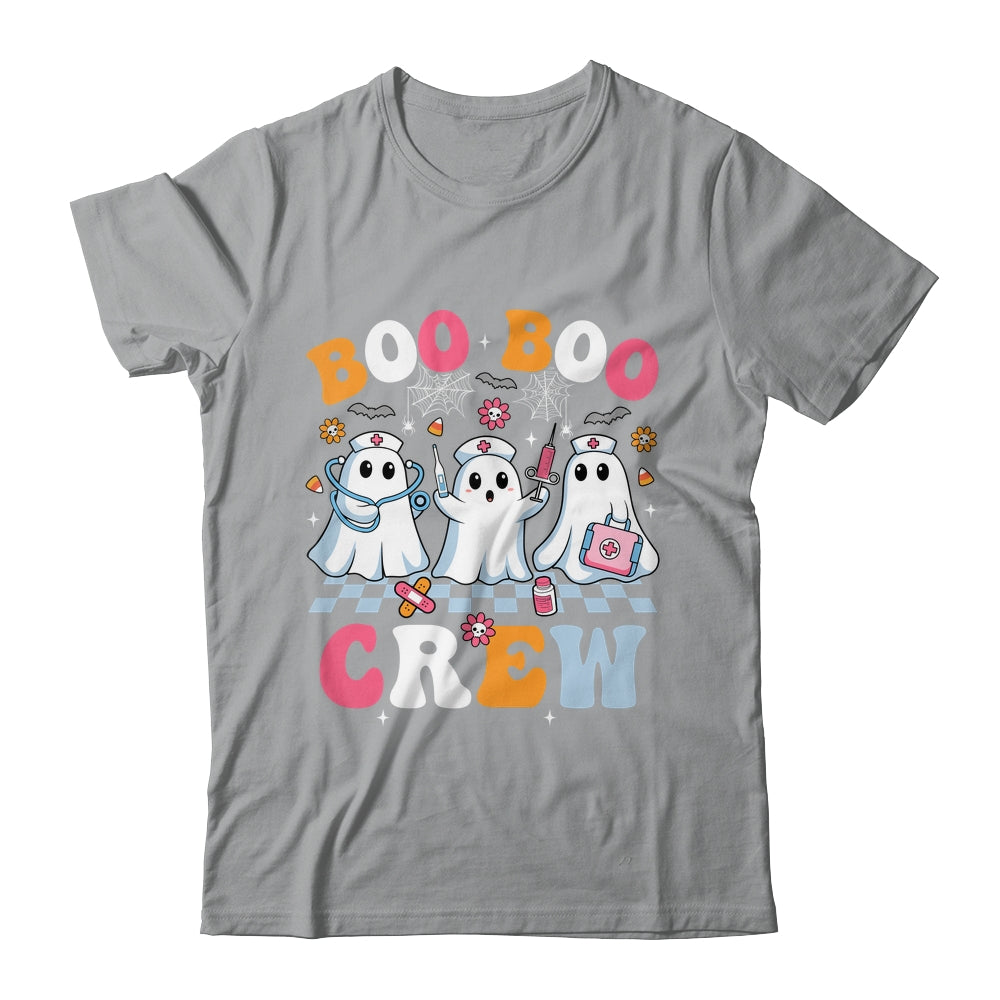 Boo Boo Crew Spooky Nurse Ghost Nursing Halloween Nurse Shirt & Hoodie | siriusteestore