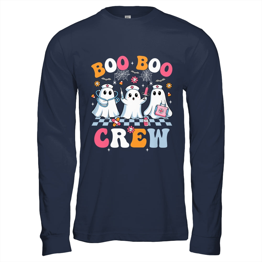 Boo Boo Crew Spooky Nurse Ghost Nursing Halloween Nurse Shirt & Hoodie | siriusteestore