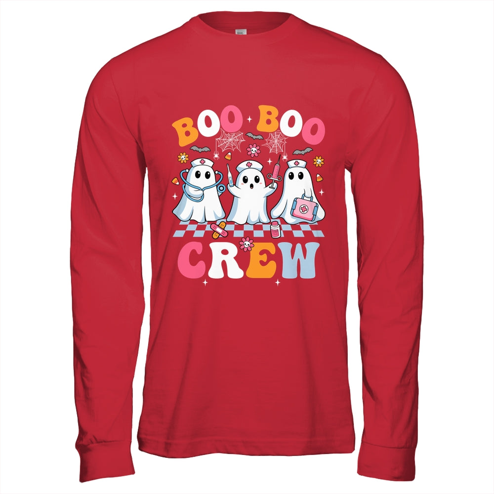 Boo Boo Crew Spooky Nurse Ghost Nursing Halloween Nurse Shirt & Hoodie | siriusteestore