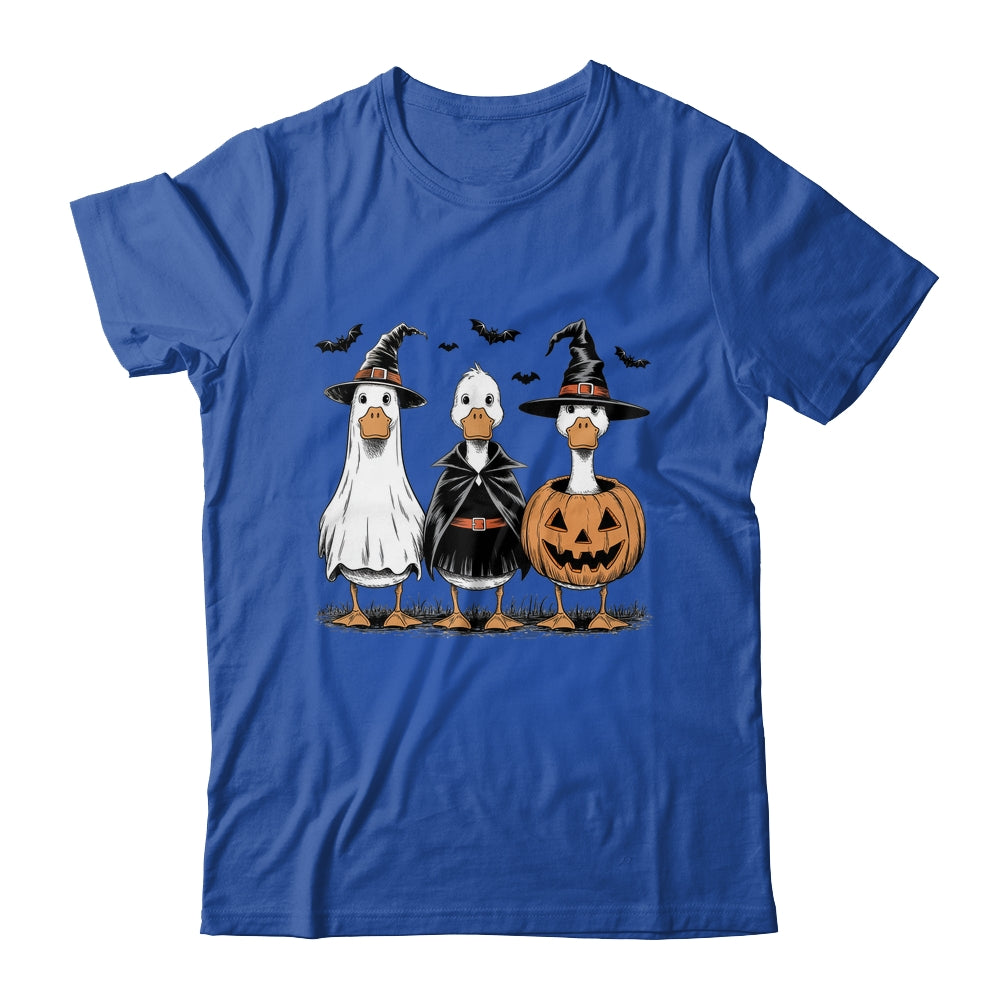 Boo Ghost Goose Halloween Goose Halloween Witch Pumpkin Shirt & Hoodie | siriusteestore