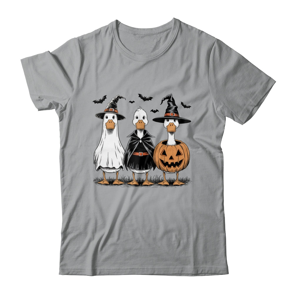 Boo Ghost Goose Halloween Goose Halloween Witch Pumpkin Shirt & Hoodie | siriusteestore