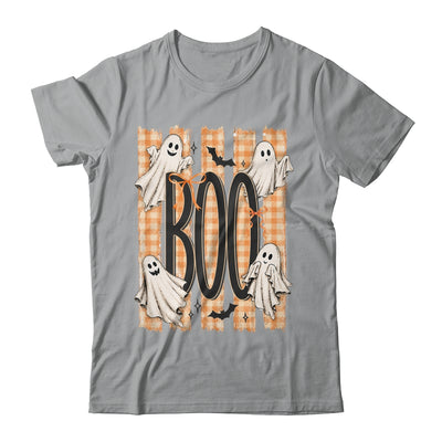 Boo Spooky Striped Halloween Ghost Coquette Halloween Fall Shirt & Hoodie | siriusteestore