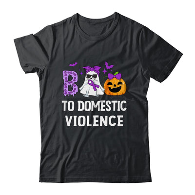 Boo To Domestic Violence Domestic Violence Awareness Shirt & Hoodie | siriusteestore