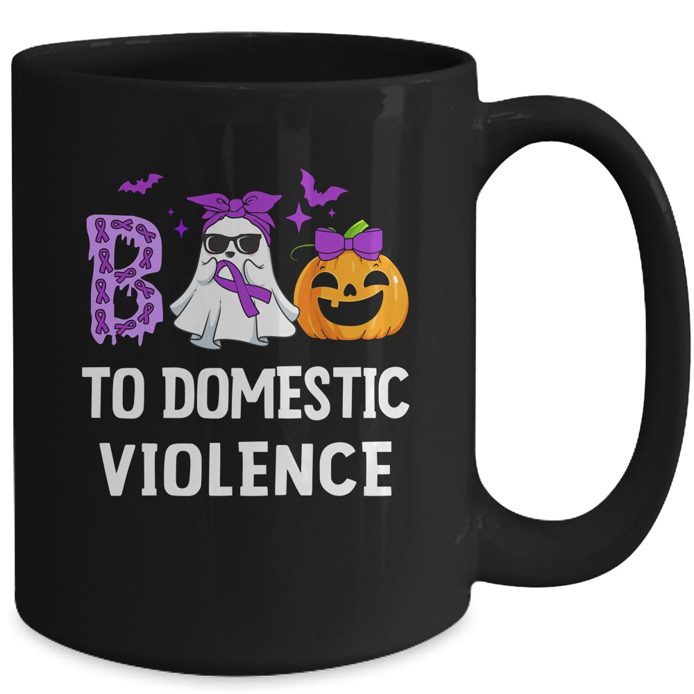Boo To Domestic Violence Domestic Violence Awareness Mug | siriusteestore