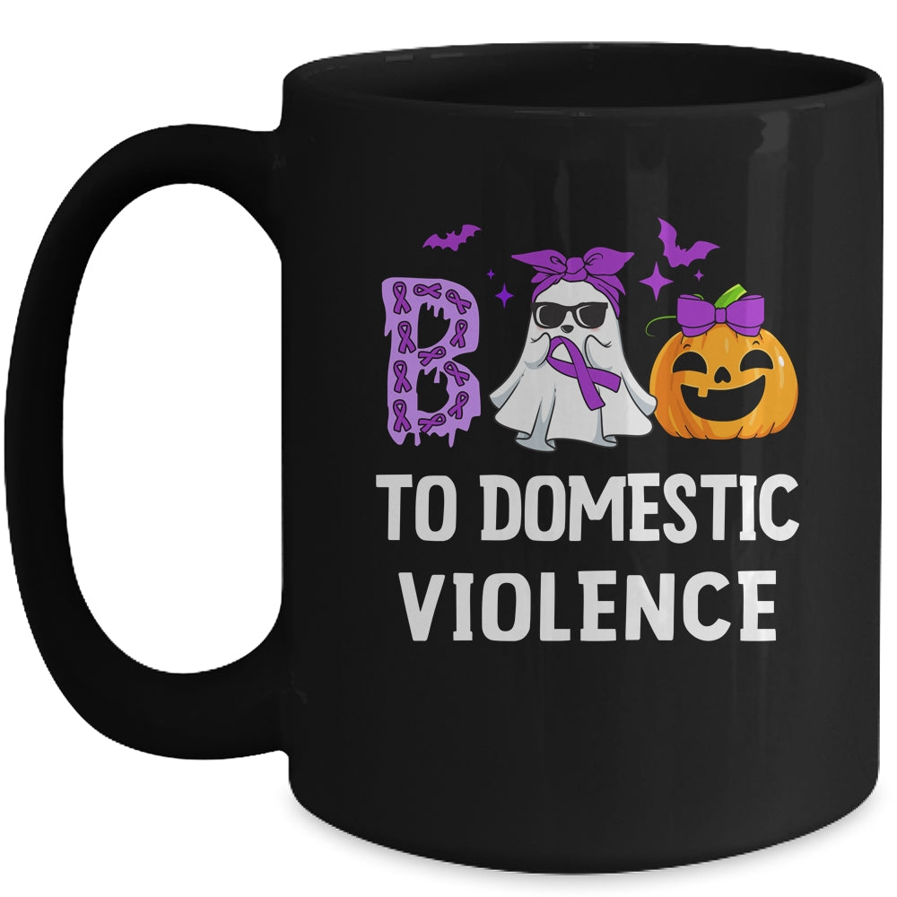 Boo To Domestic Violence Domestic Violence Awareness Mug | siriusteestore