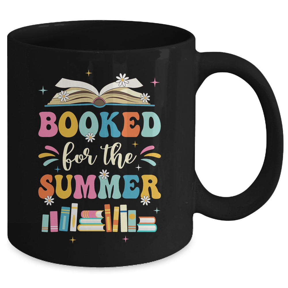 Booked For The Summer Reading Librarian Last Day Of School Mug | siriusteestore