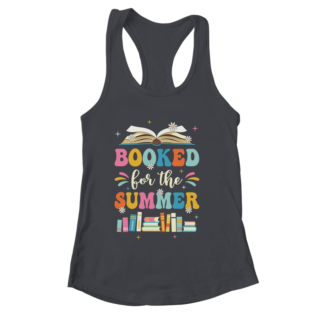 Booked For The Summer Reading Librarian Last Day Of School Shirt & Tank Top | siriusteestore