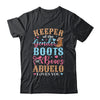 Boots Or Bows Abuelo Loves You Gender Reveal Family Matching Shirt & Hoodie | siriusteestore
