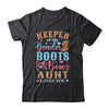 Boots Or Bows Aunt Loves You Gender Reveal Family Matching Shirt & Hoodie | siriusteestore